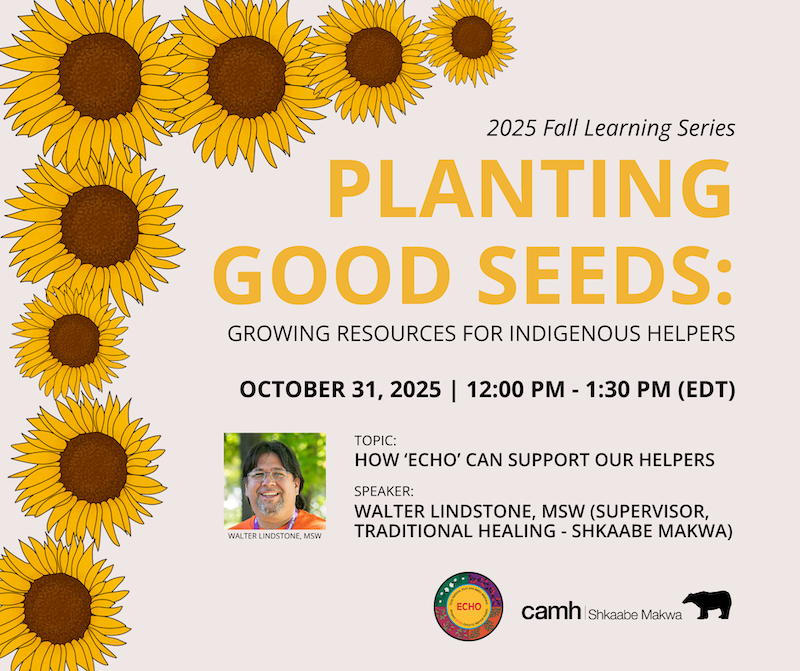 Walter Lindstone, Supervisor of Traditional Healing (Shkaabe Makwa)