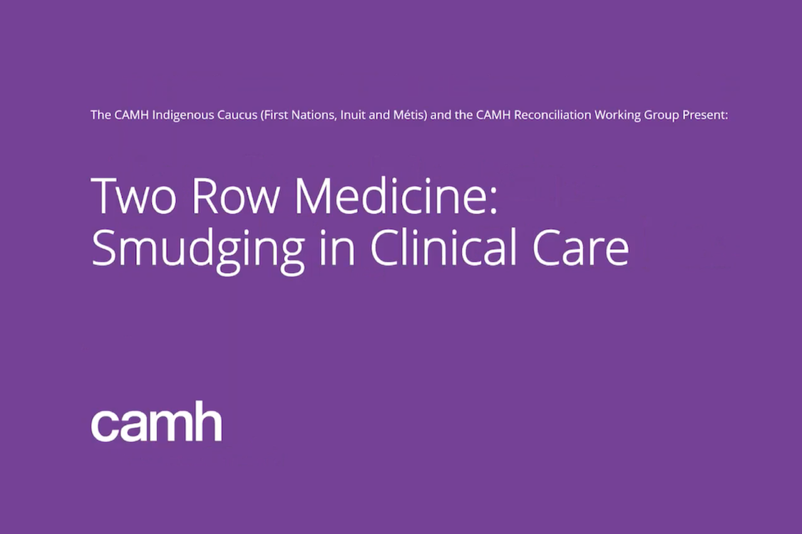 Two Row Medicine: Smudging in Clinical Care